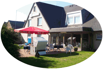 Terrasse vor der Wintergartenbar
