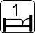 1 Bett
